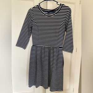 GAP Navy and White Dress